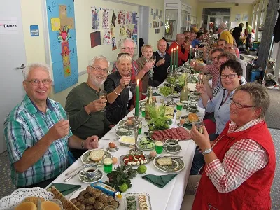 Aktion Frühstück im Park in der Marien-Grundschule