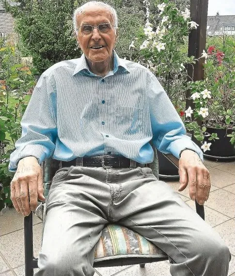 Heinz Bußmann feiert seinen 100. Geburtstag