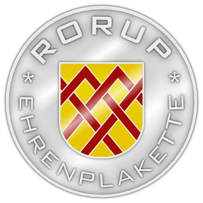 Die Roruper Ehrenplakette