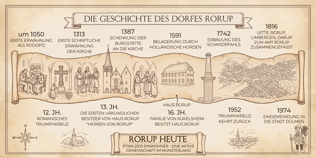 Wichtige Punkte der Geschichte